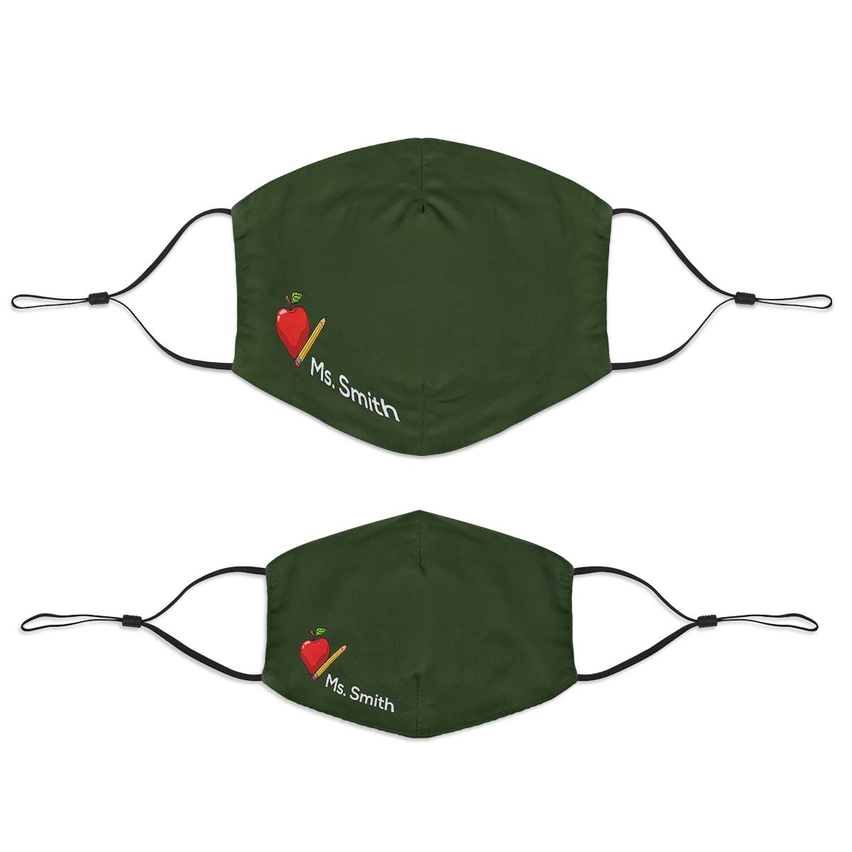 Custom Teacher Name Face Cover