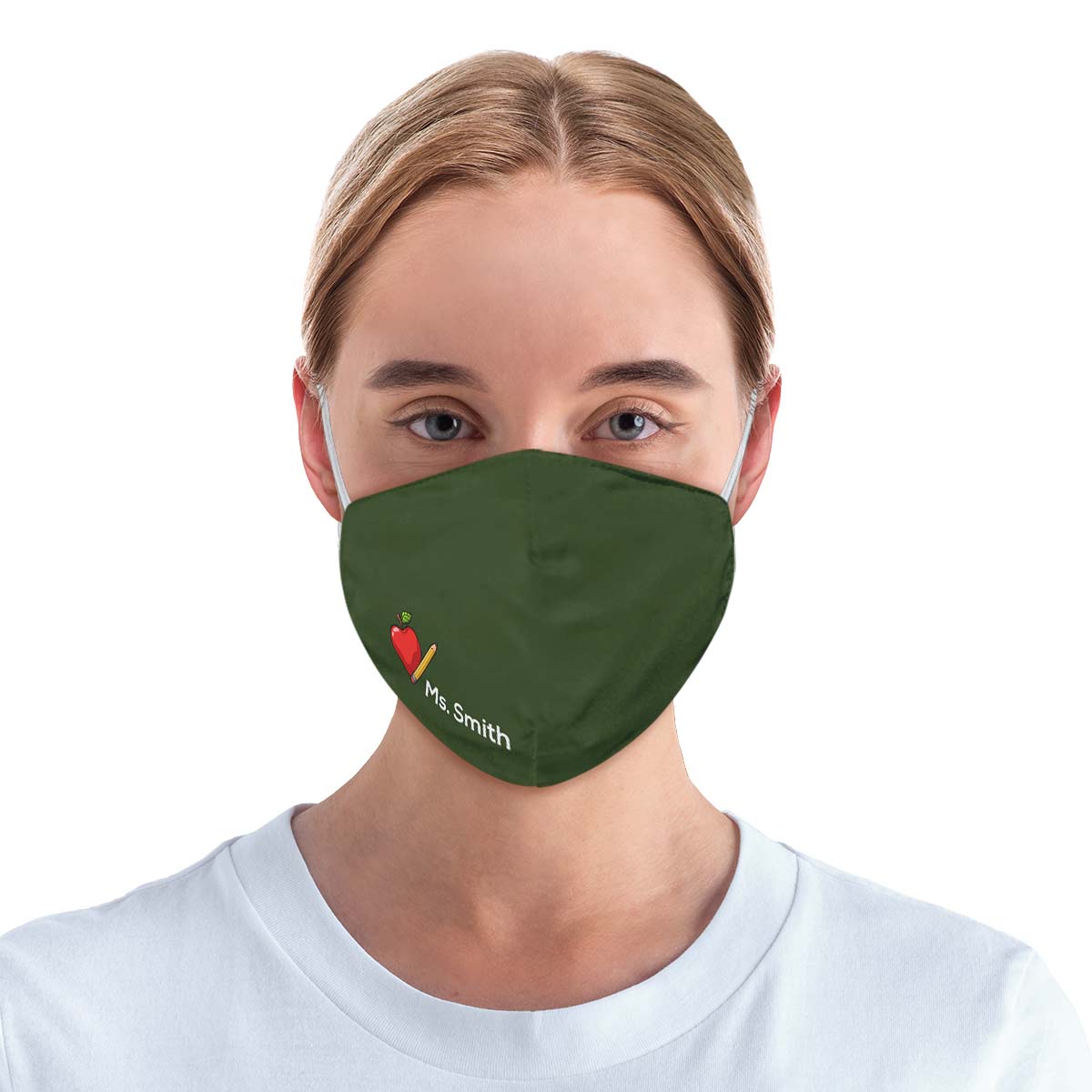 Custom Teacher Name Face Cover