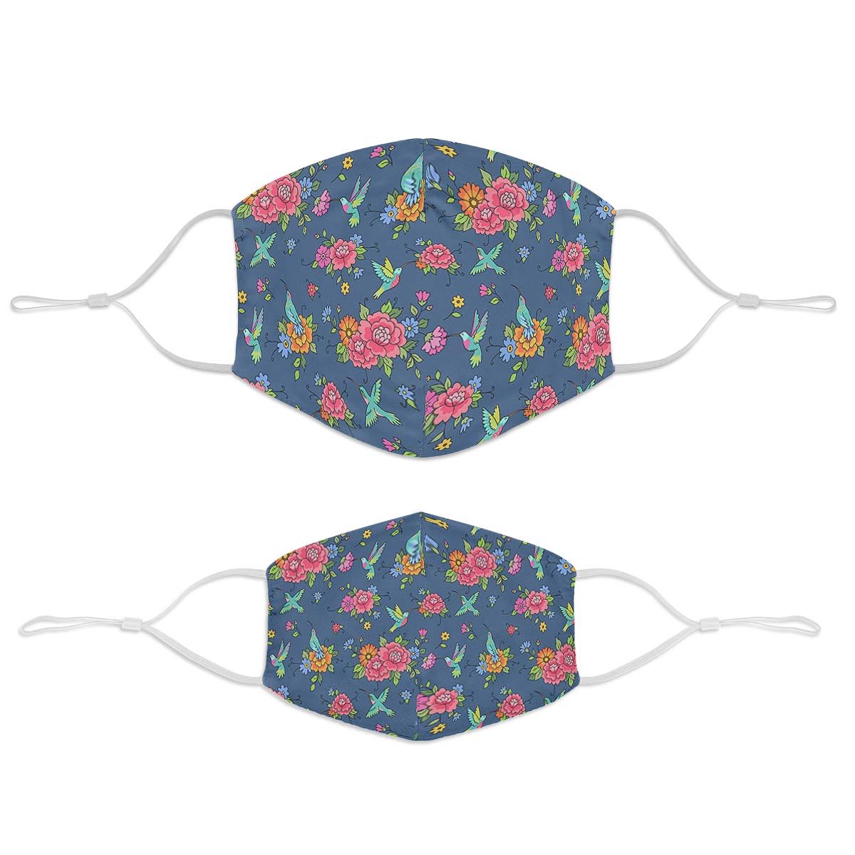 Cute Hummingbirds Pattern Face Cover