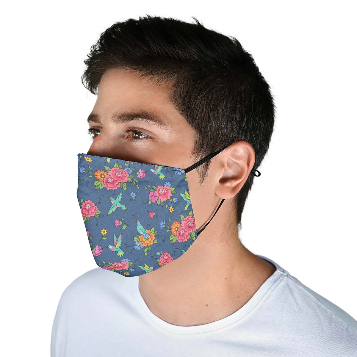 Cute Hummingbirds Pattern Face Cover