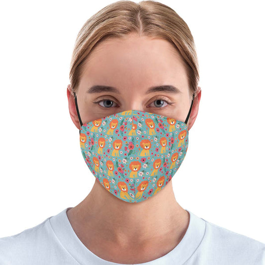 Cute Lion Pattern Face Cover