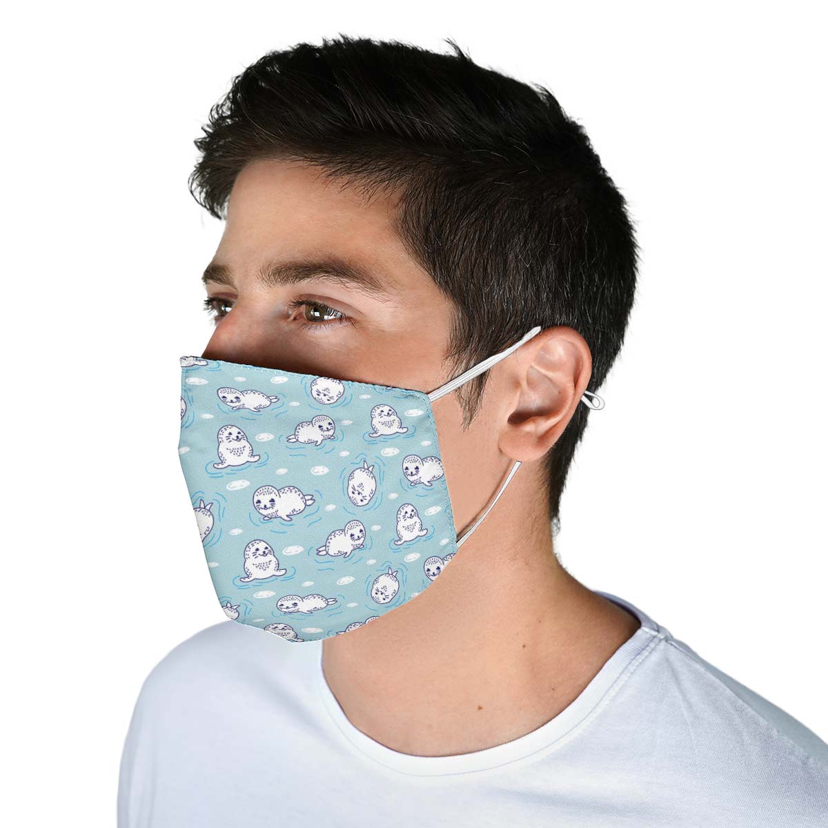 Cute Seals Face Cover