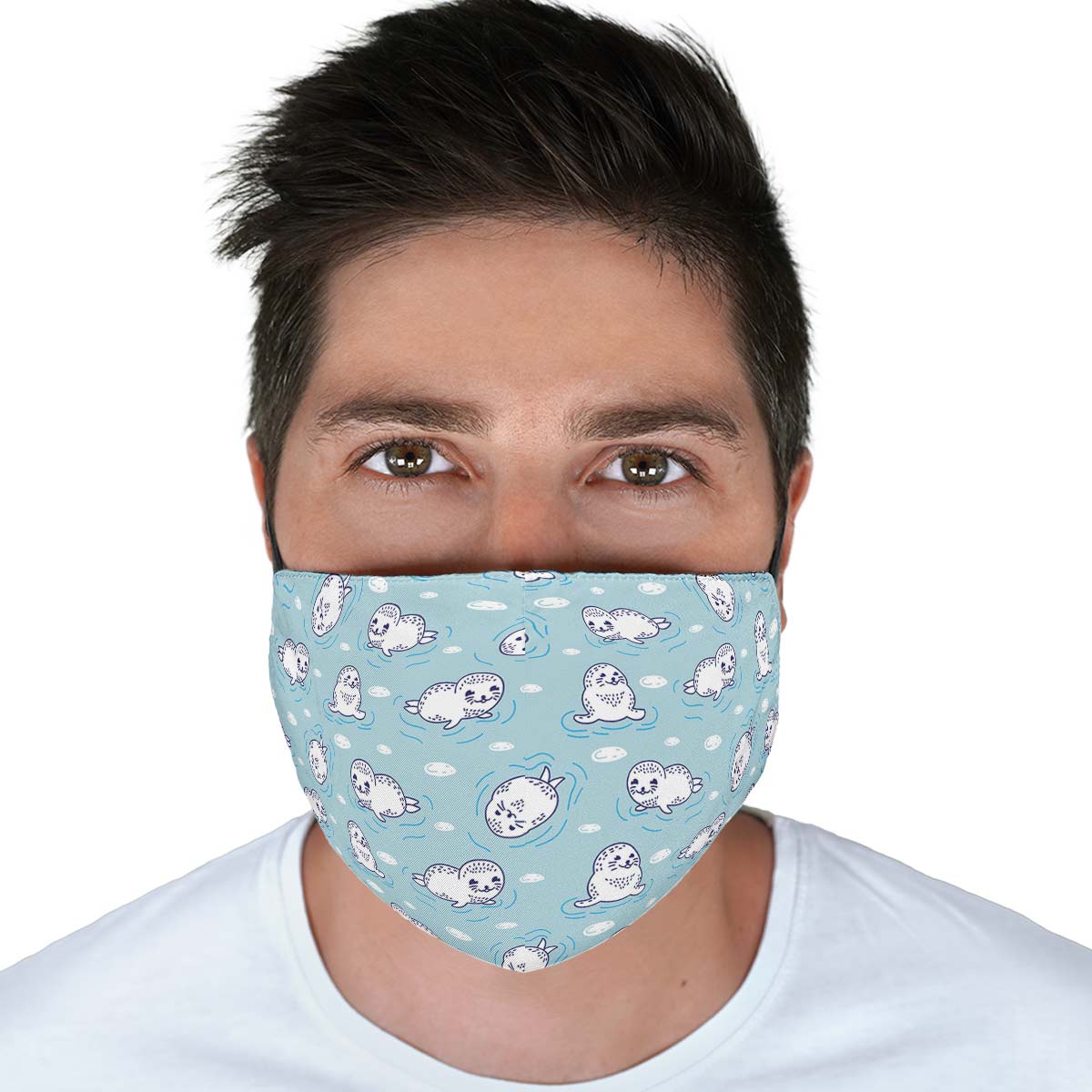 Cute Seals Face Cover