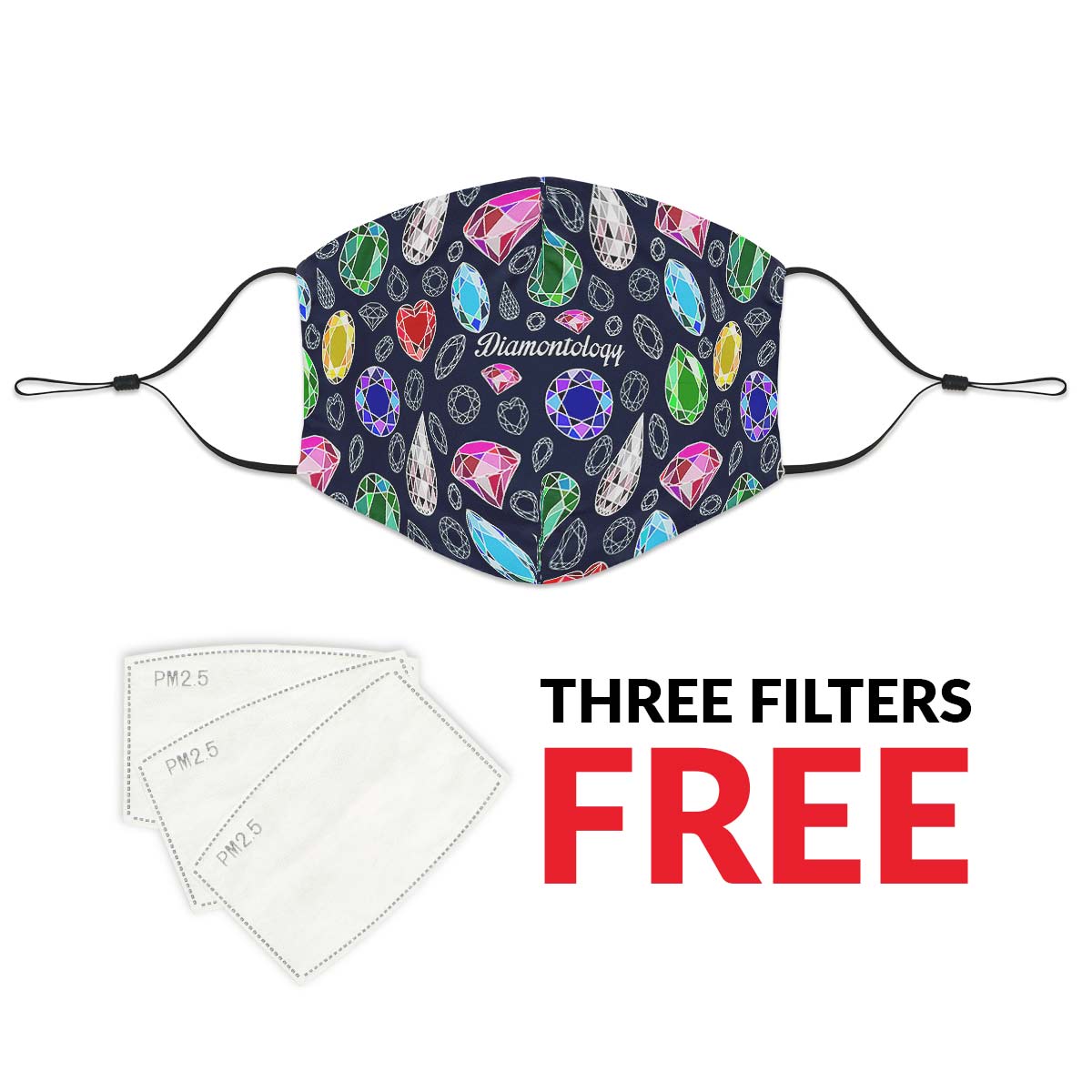 Diamontology Face Cover
