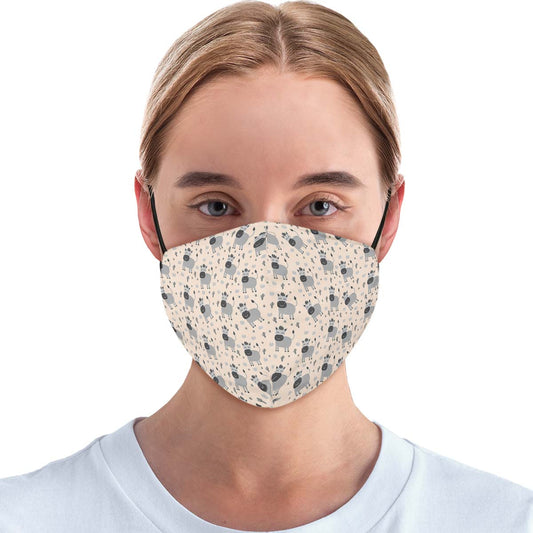 Donkey Pattern Face Cover