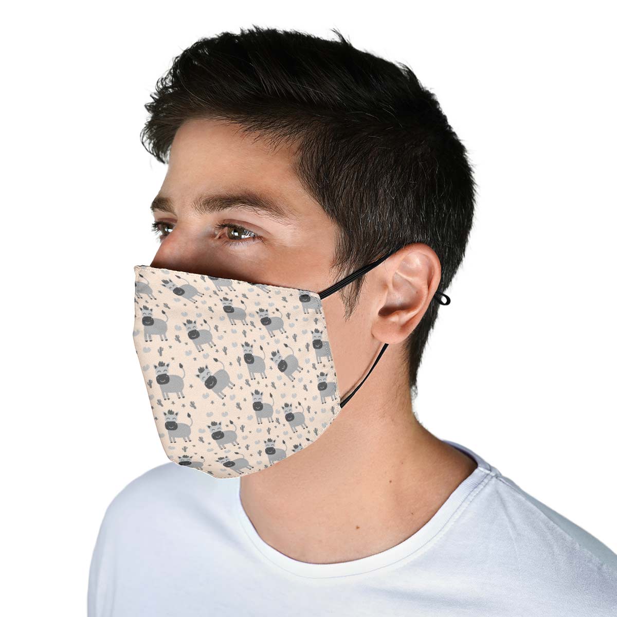 Donkey Pattern Face Cover