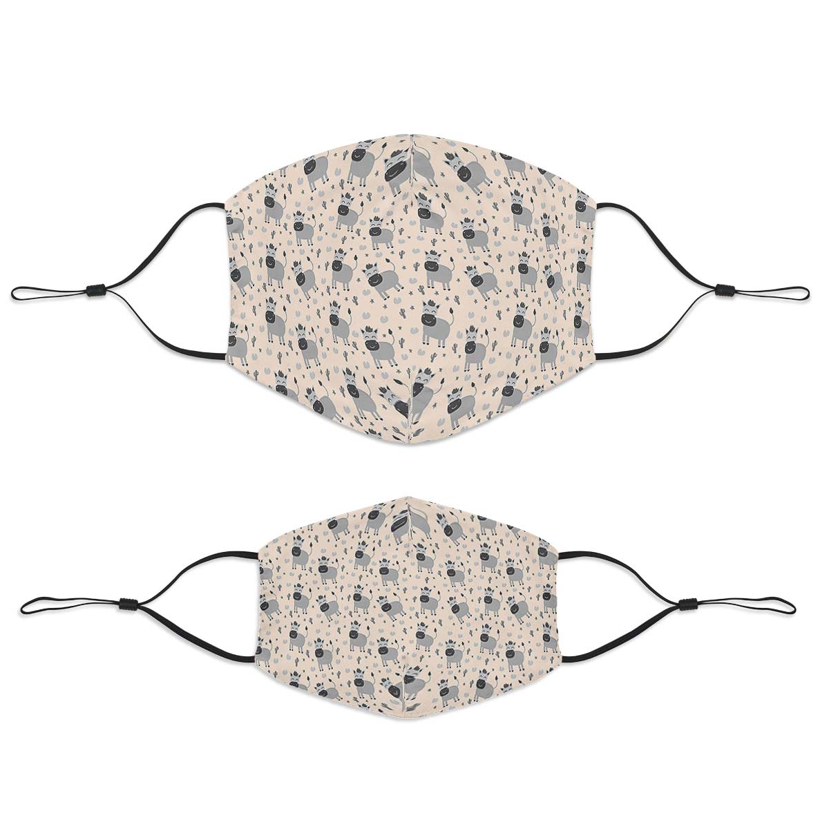 Donkey Pattern Face Cover