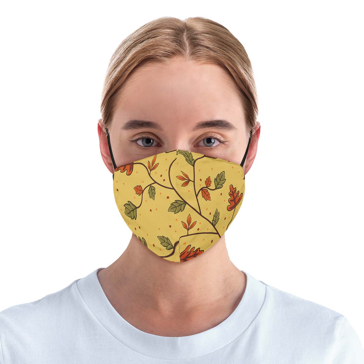 Fall Leaves Face Cover