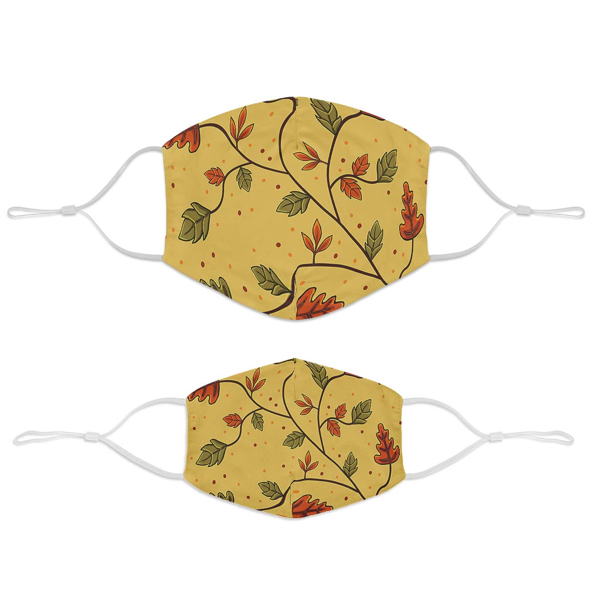 Fall Leaves Face Cover
