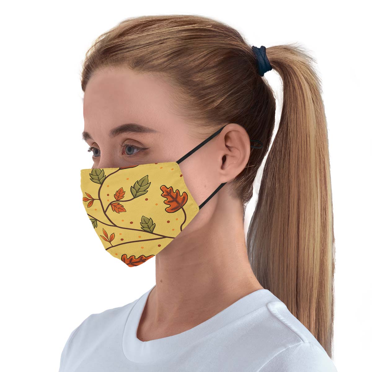 Fall Leaves Face Cover