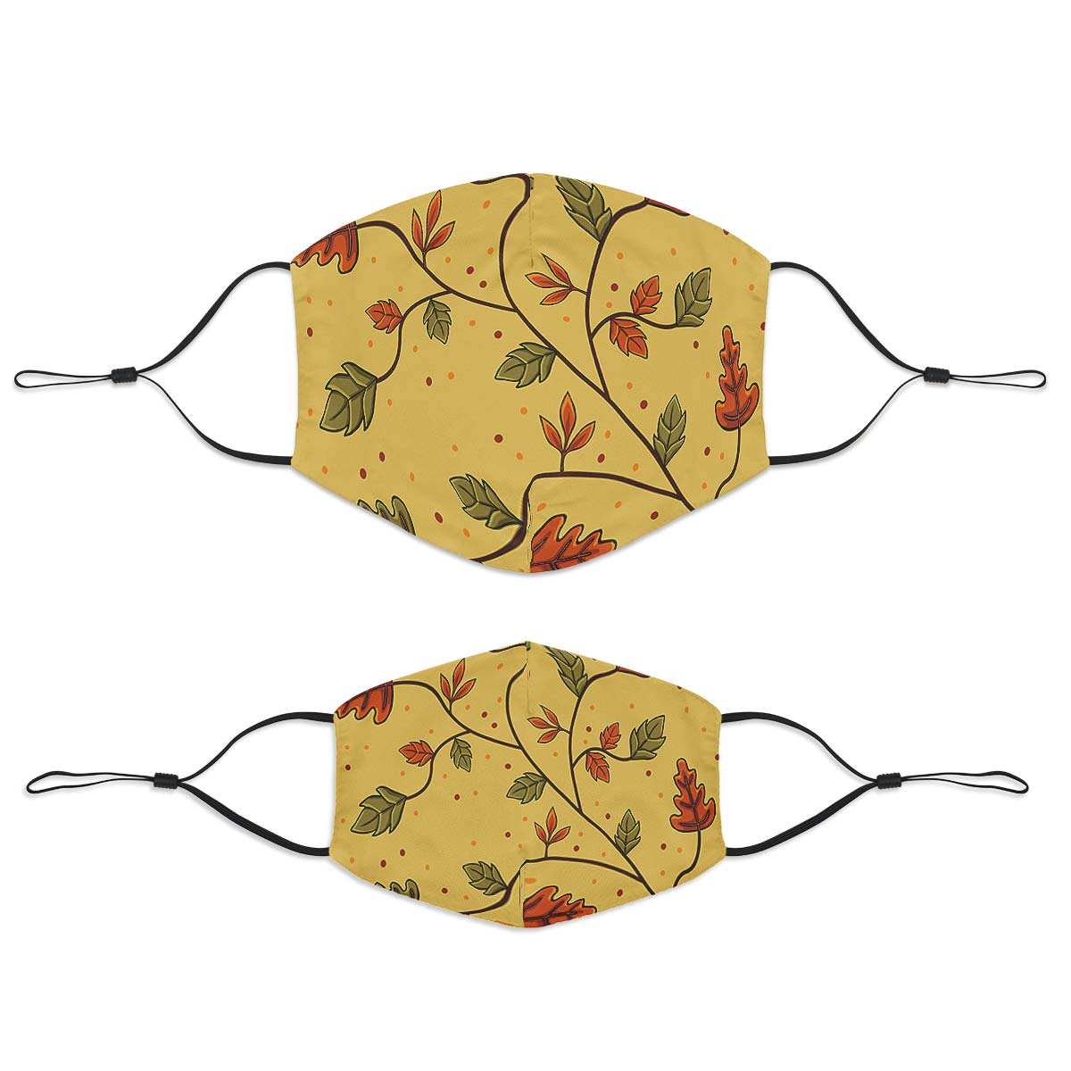Fall Leaves Face Cover