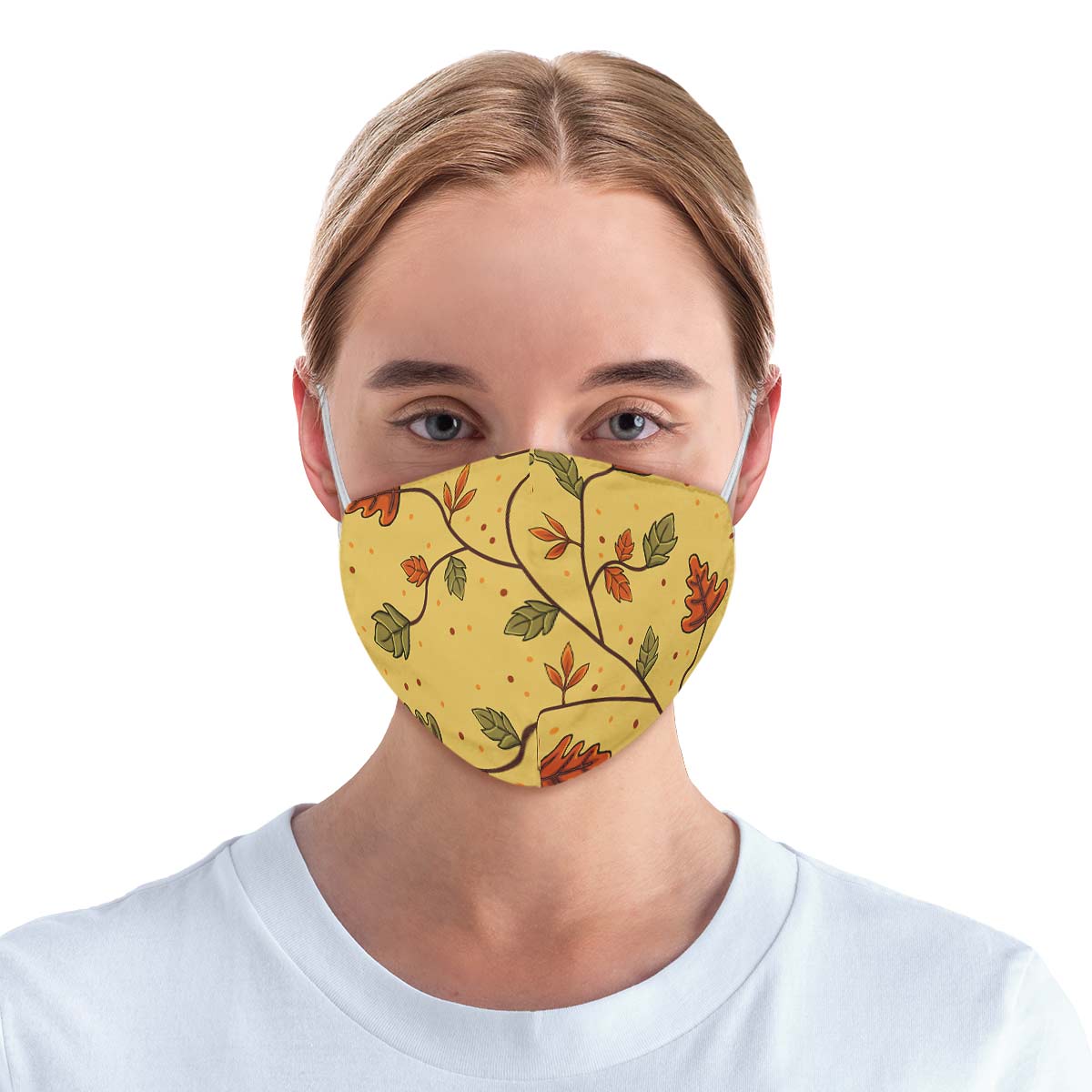 Fall Leaves Face Cover