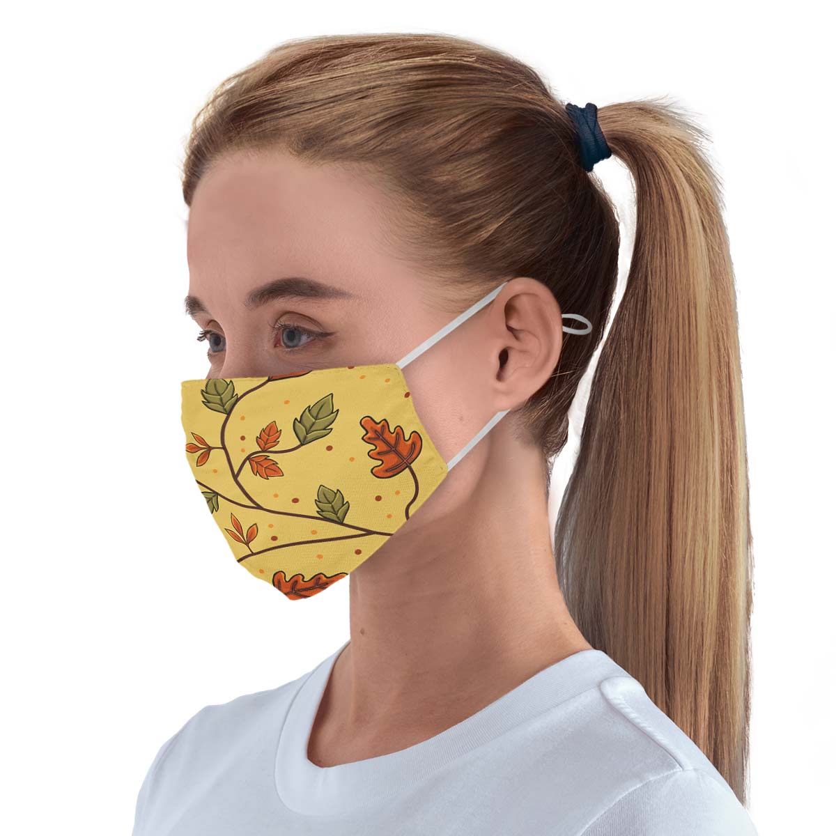 Fall Leaves Face Cover