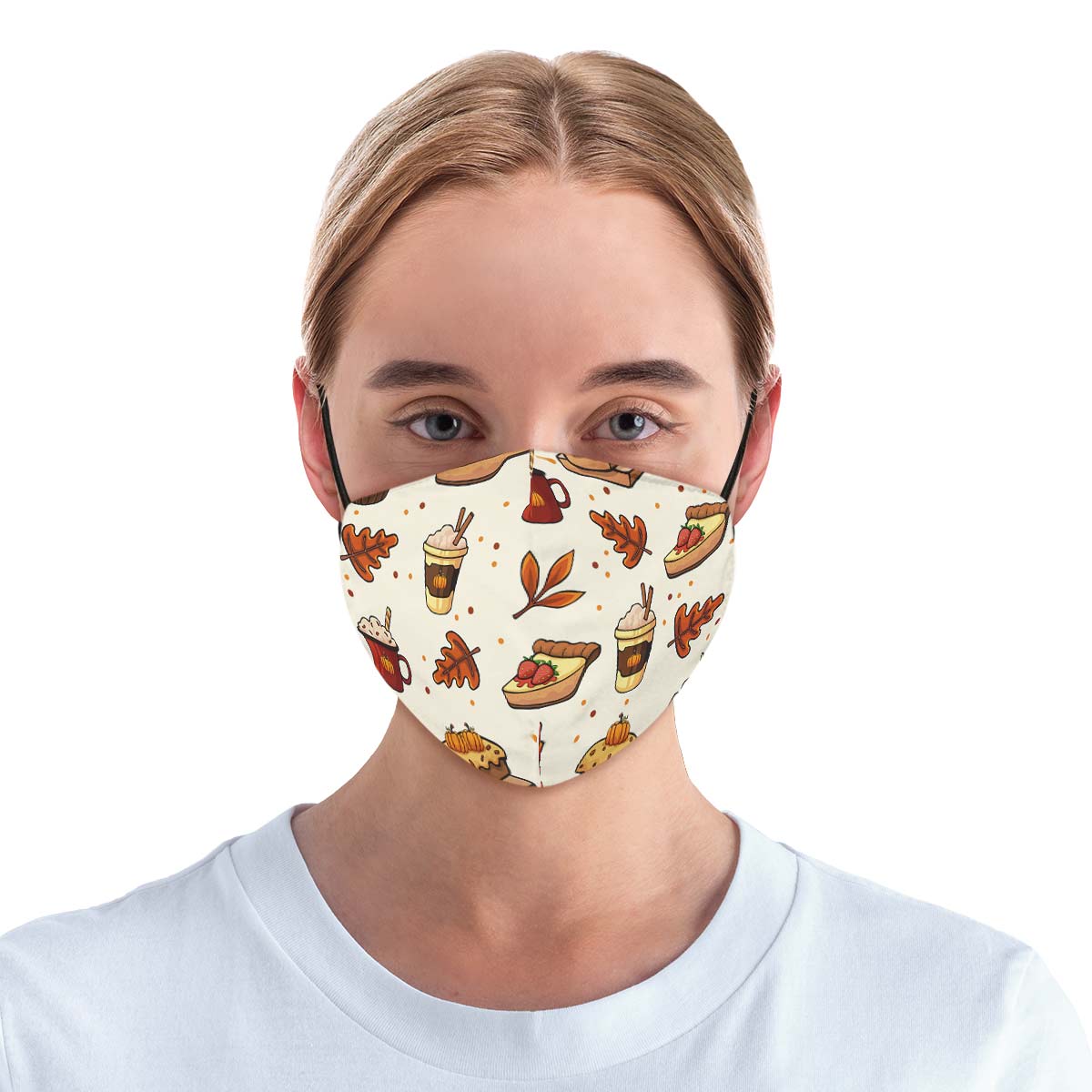 Fall Pattern Face Cover