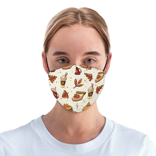 Fall Pattern Face Cover