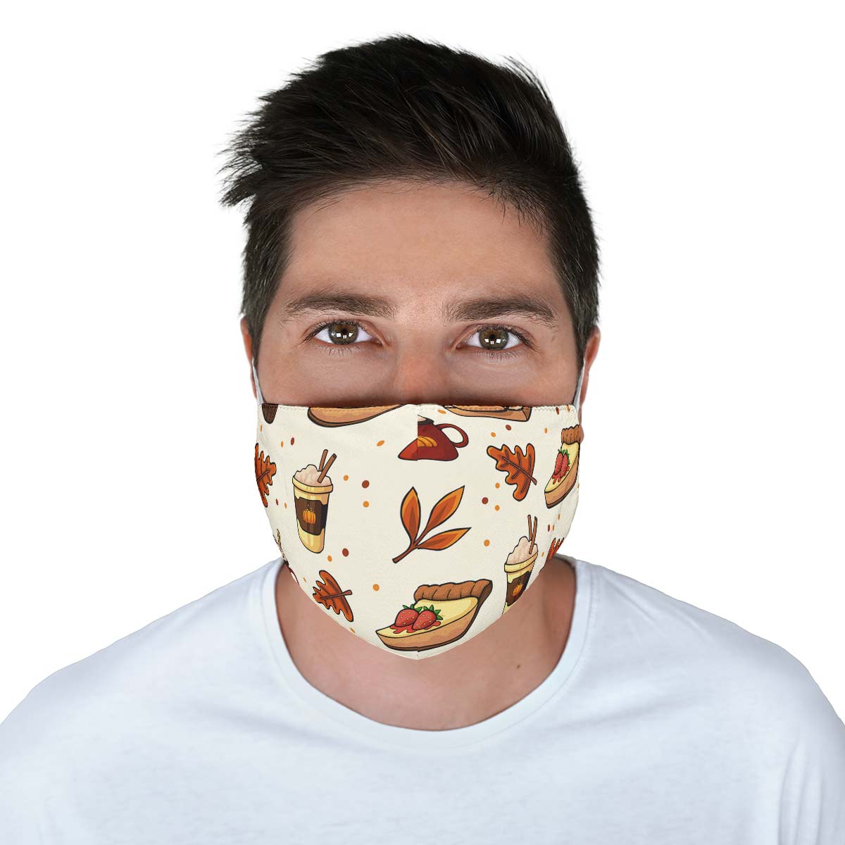 Fall Pattern Face Cover