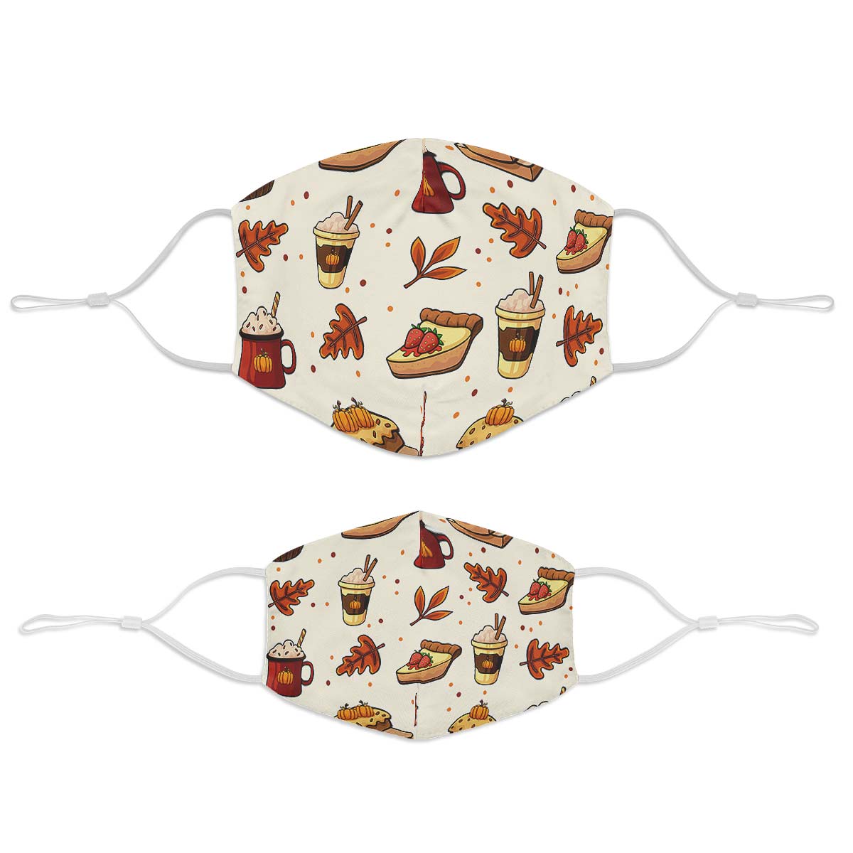 Fall Pattern Face Cover