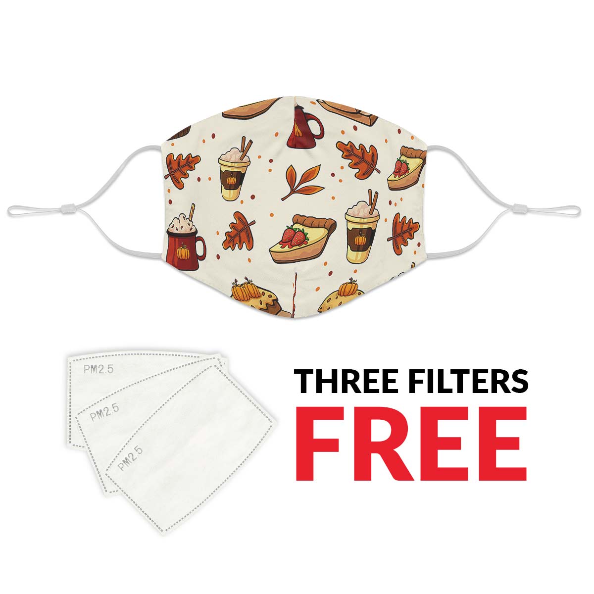 Fall Pattern Face Cover