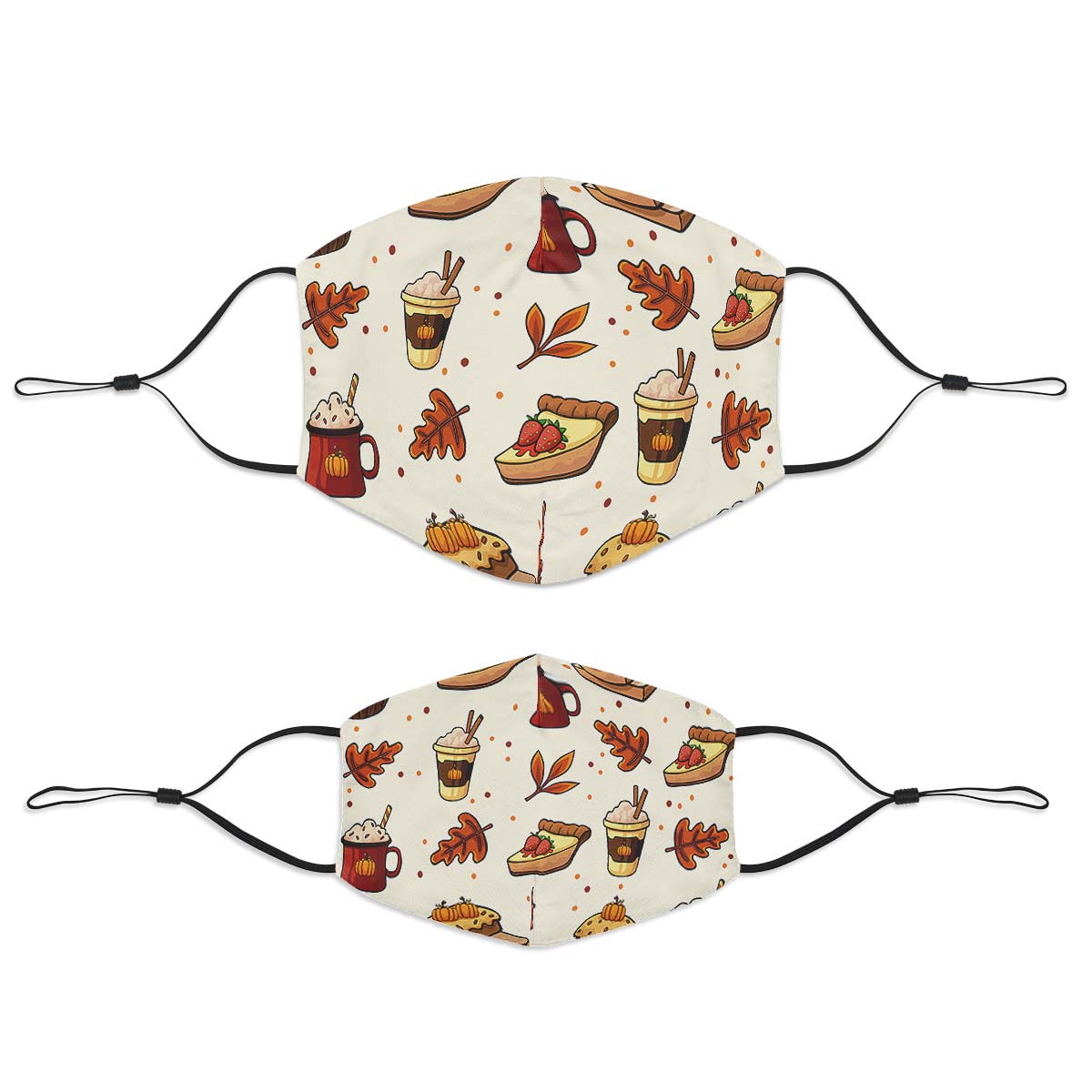 Fall Pattern Face Cover