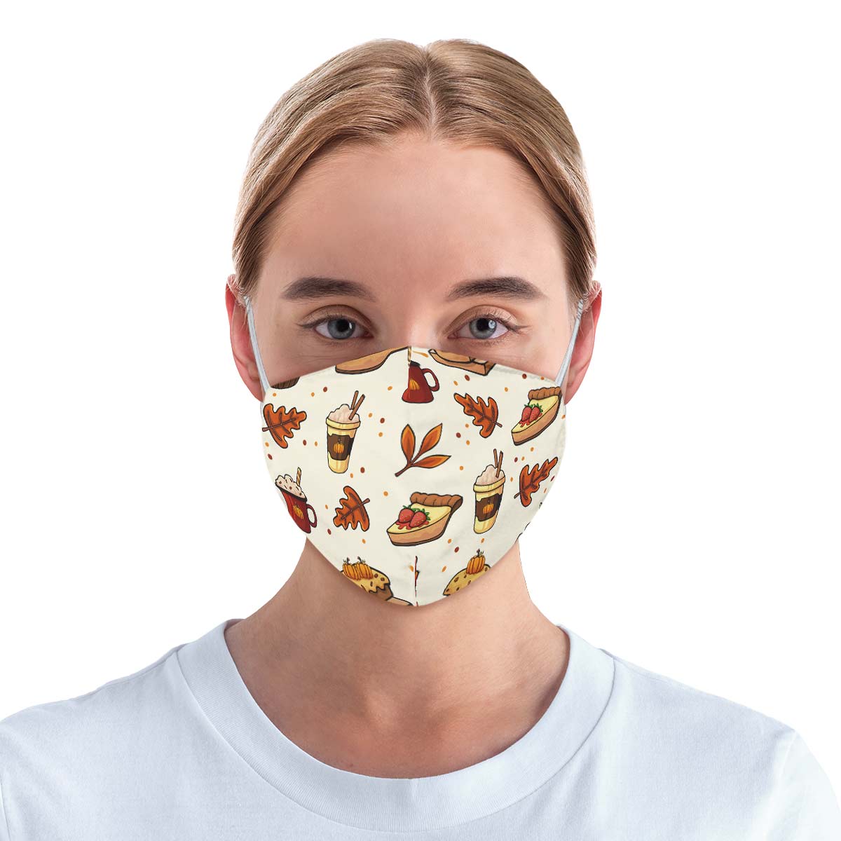 Fall Pattern Face Cover