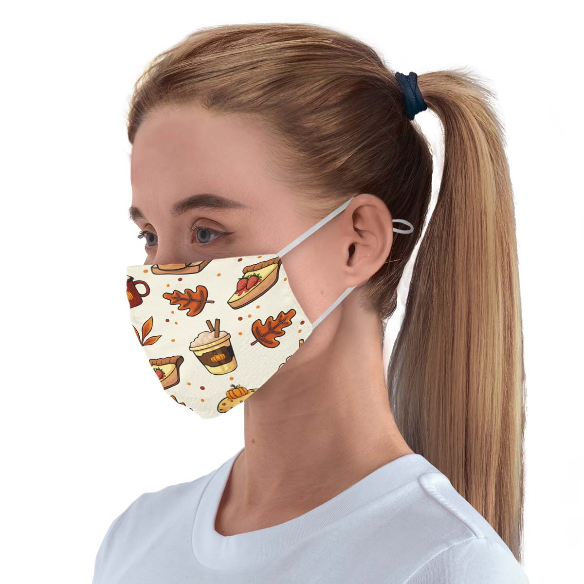 Fall Pattern Face Cover