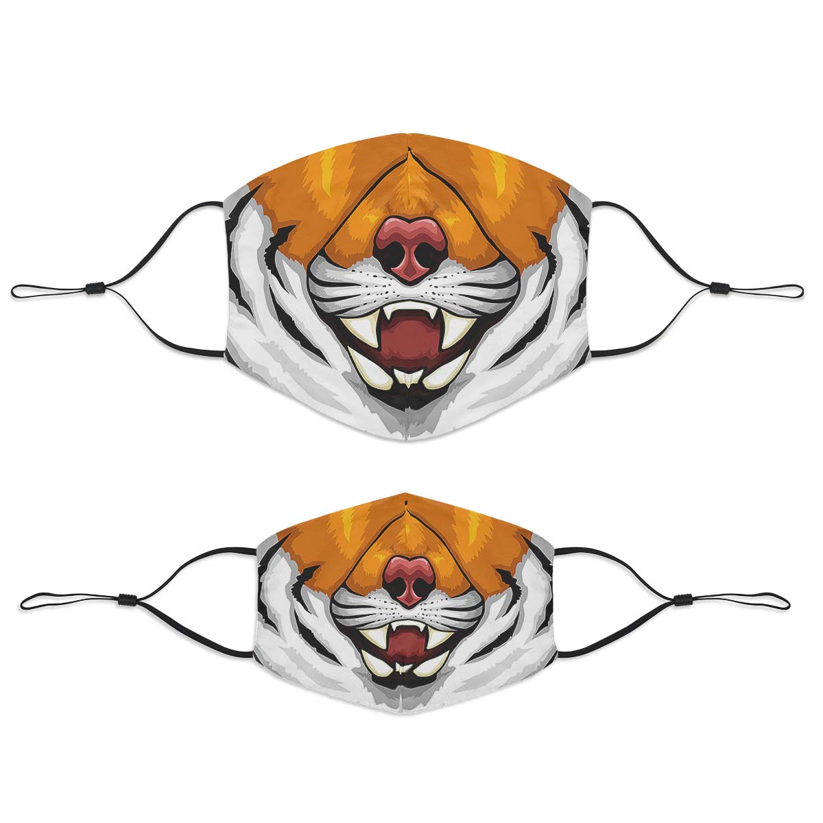 Fierce Tiger Face Cover