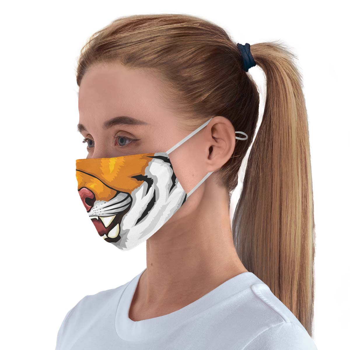 Fierce Tiger Face Cover