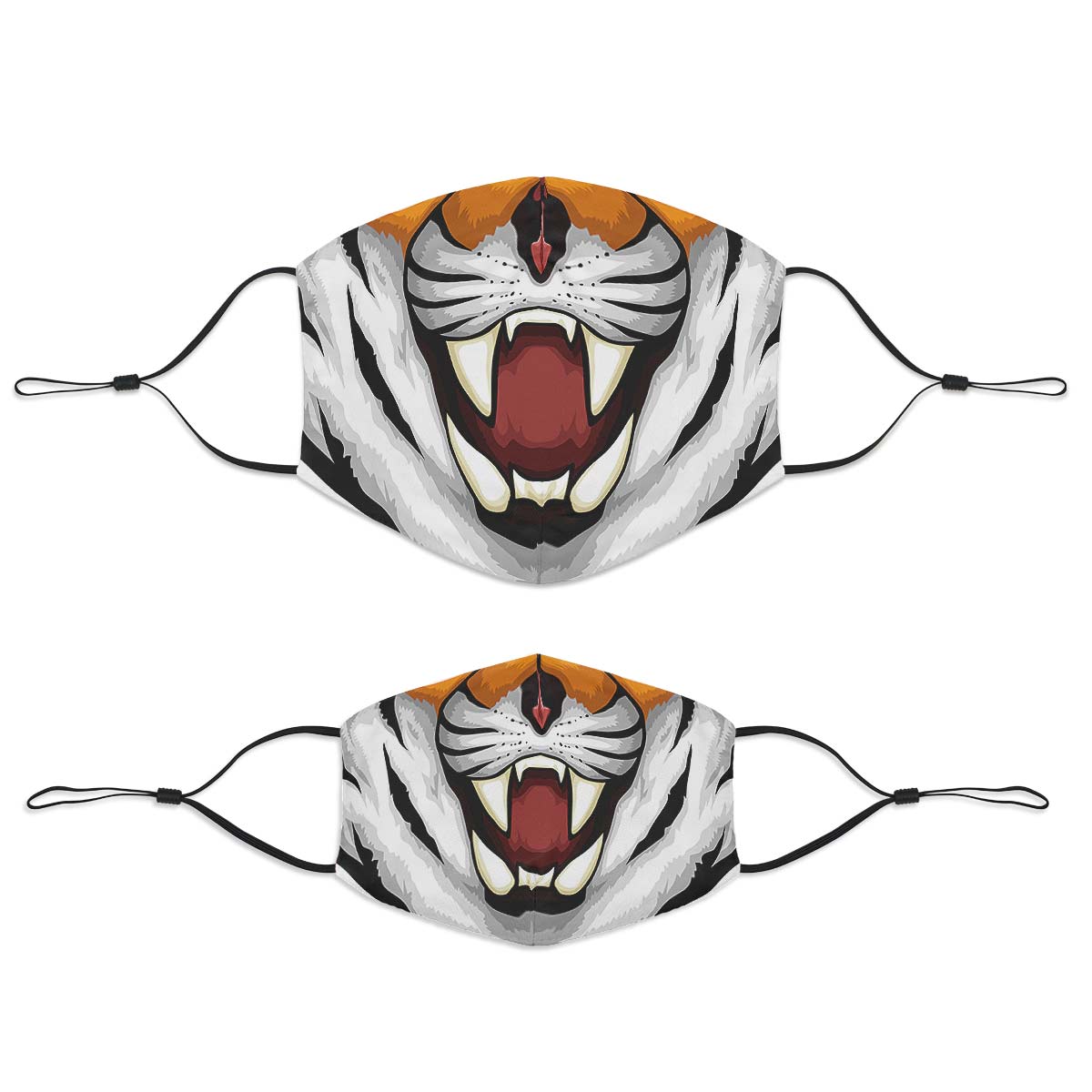 Fierce Tiger Face Cover