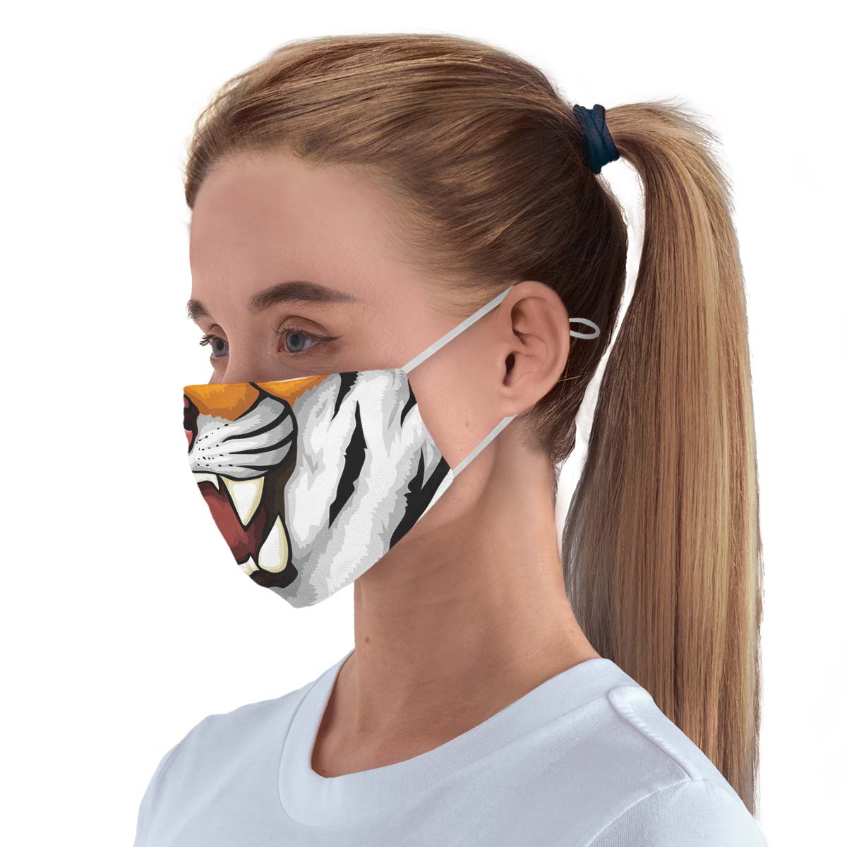 Fierce Tiger Face Cover