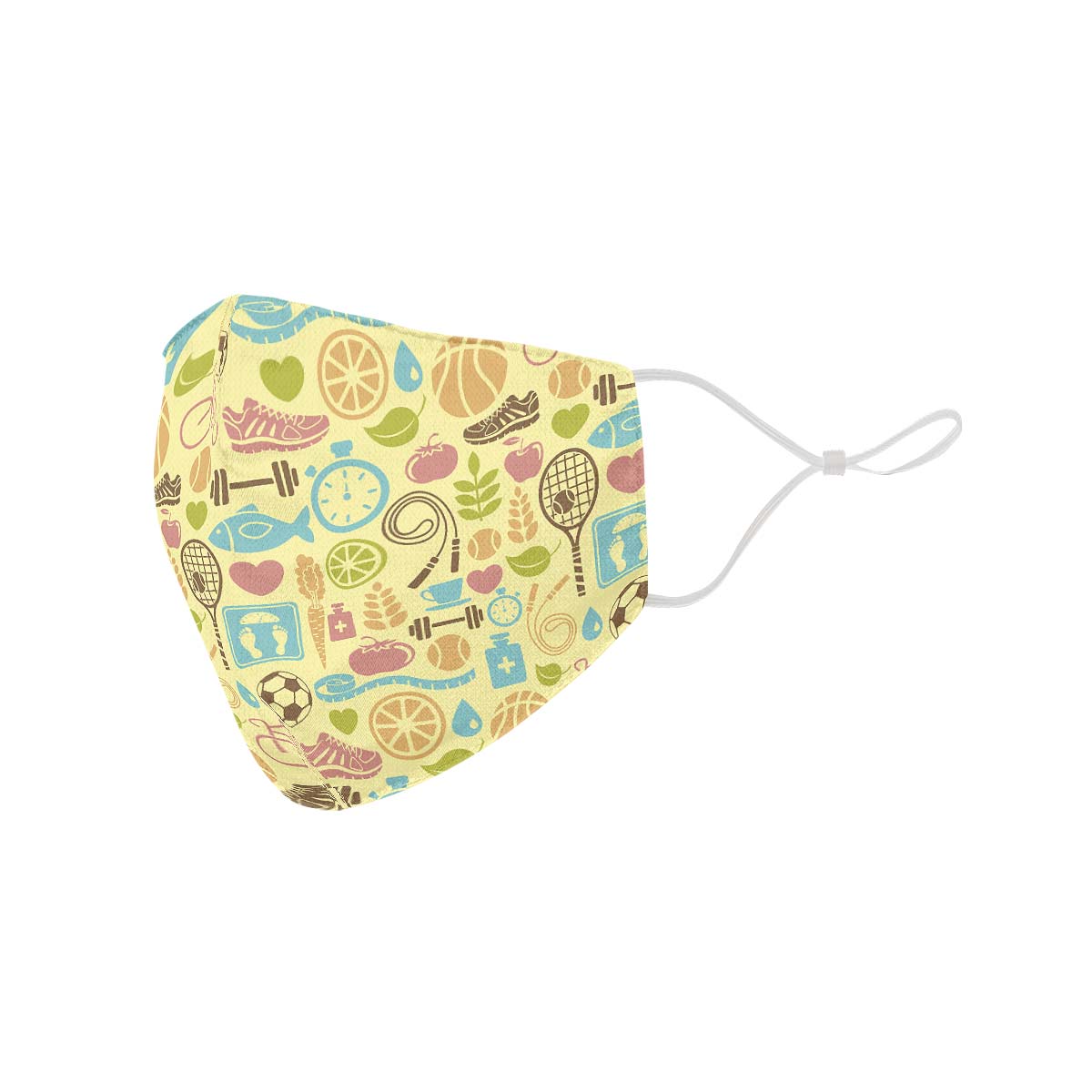 Fitness Training Pattern Face Cover