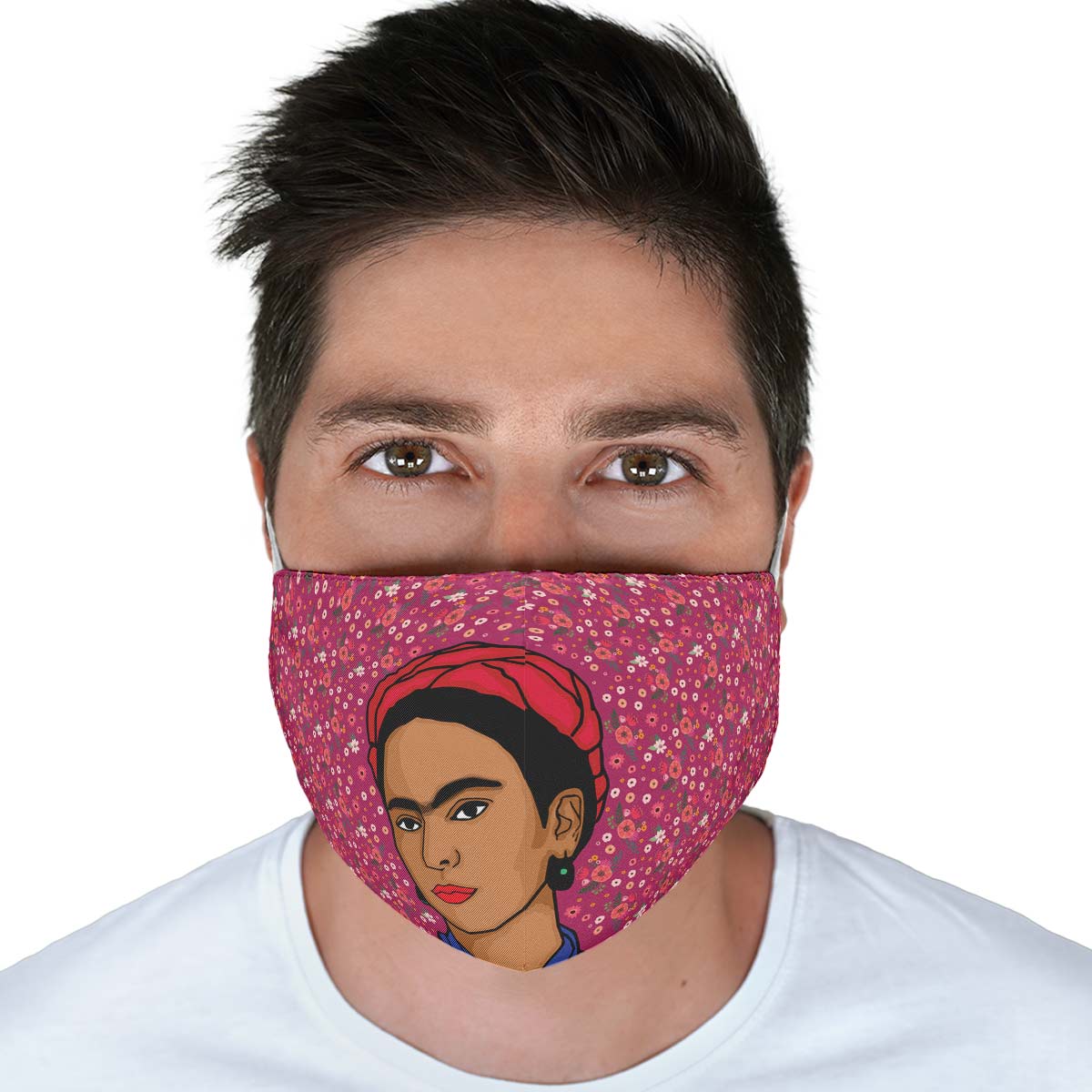 Floral Frida Face Cover