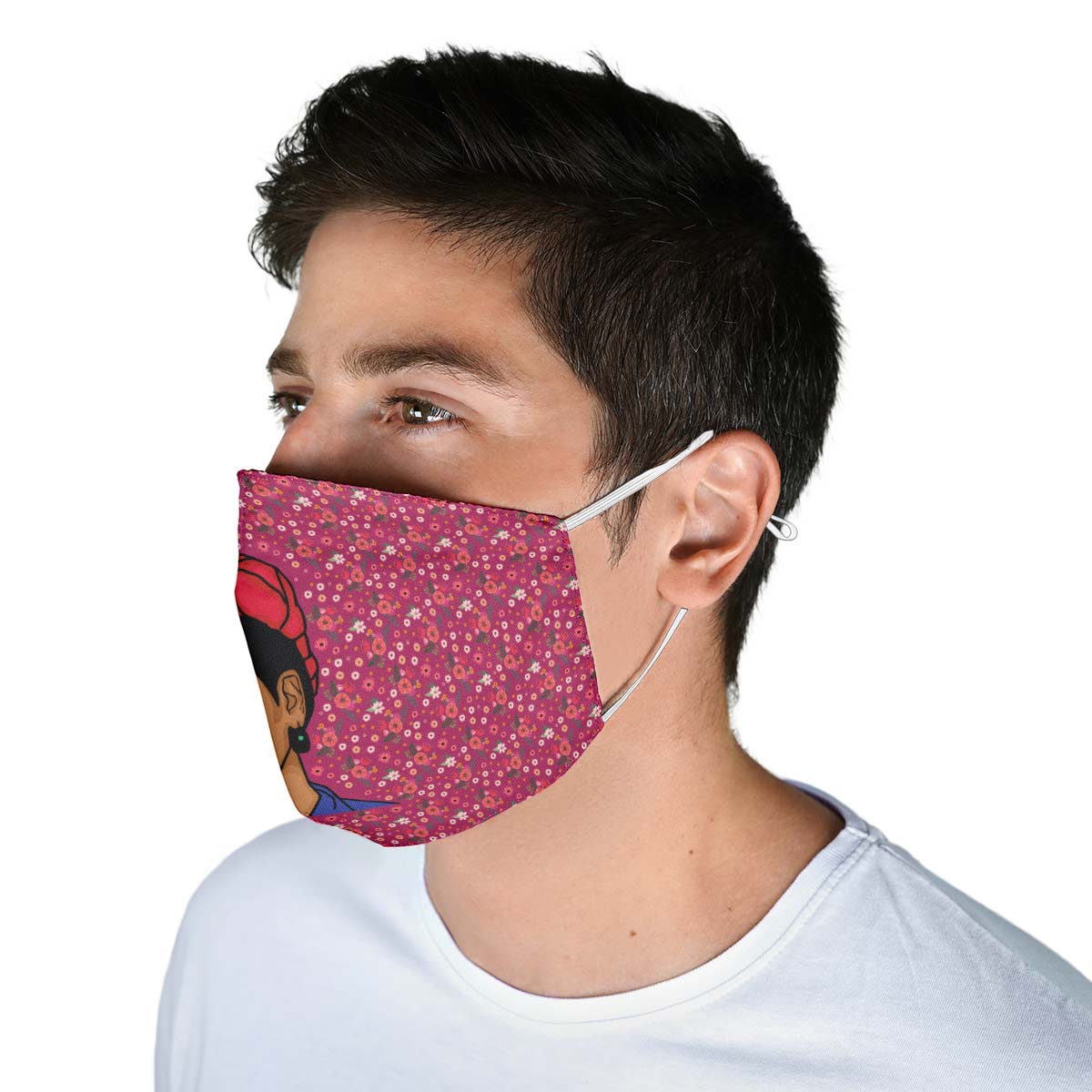 Floral Frida Face Cover