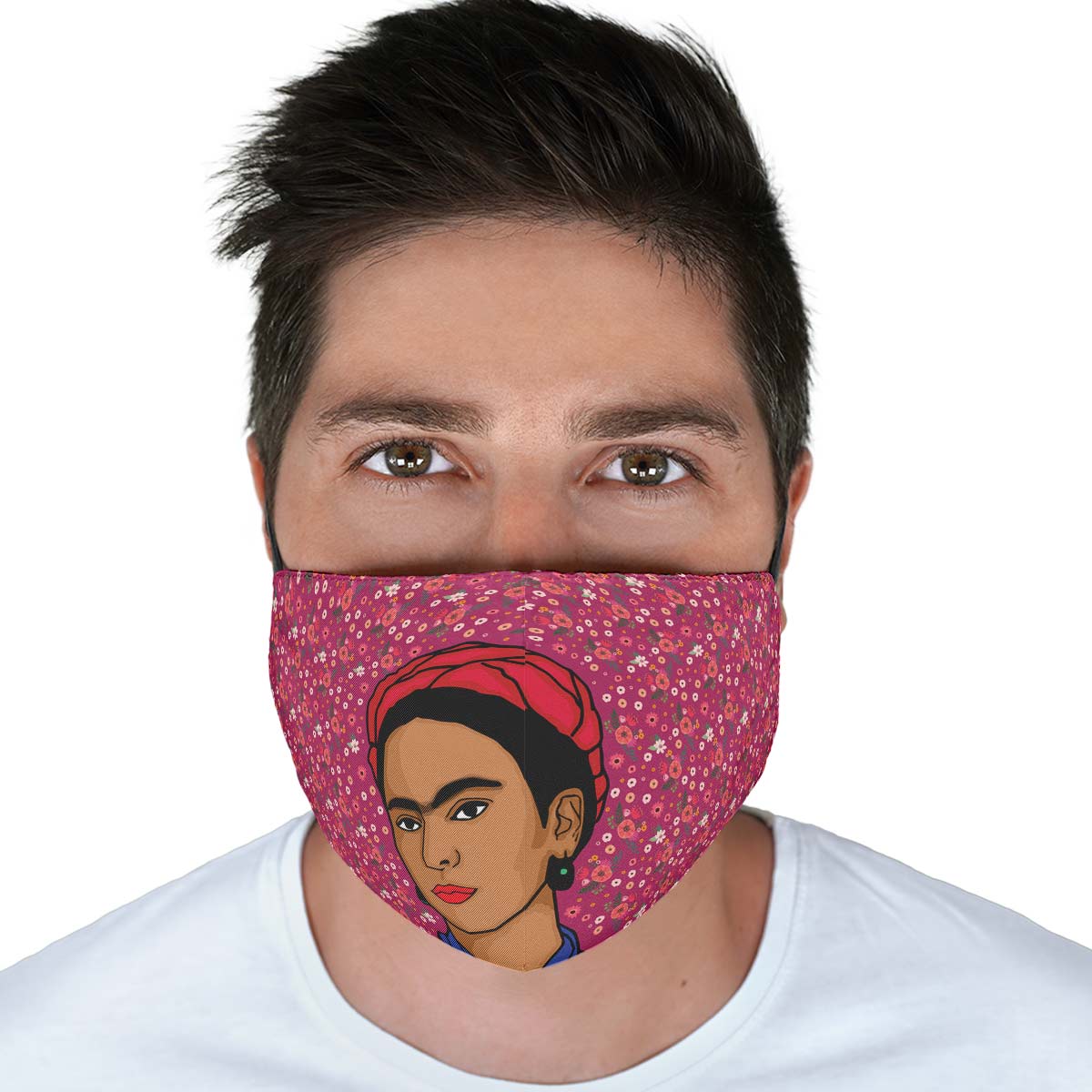 Floral Frida Face Cover