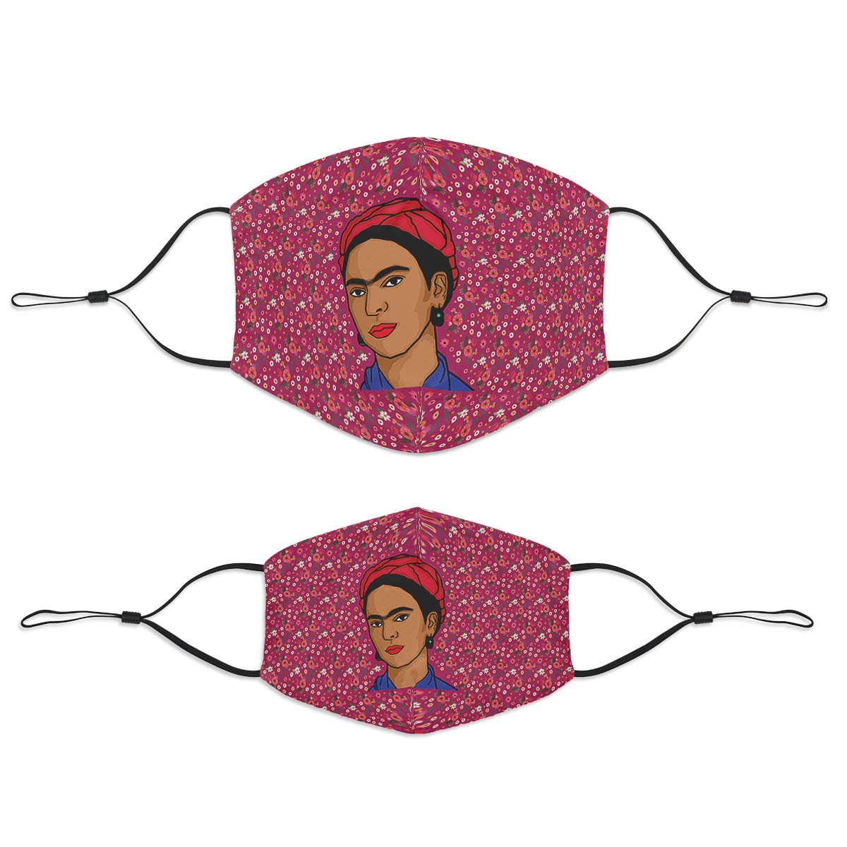 Floral Frida Face Cover