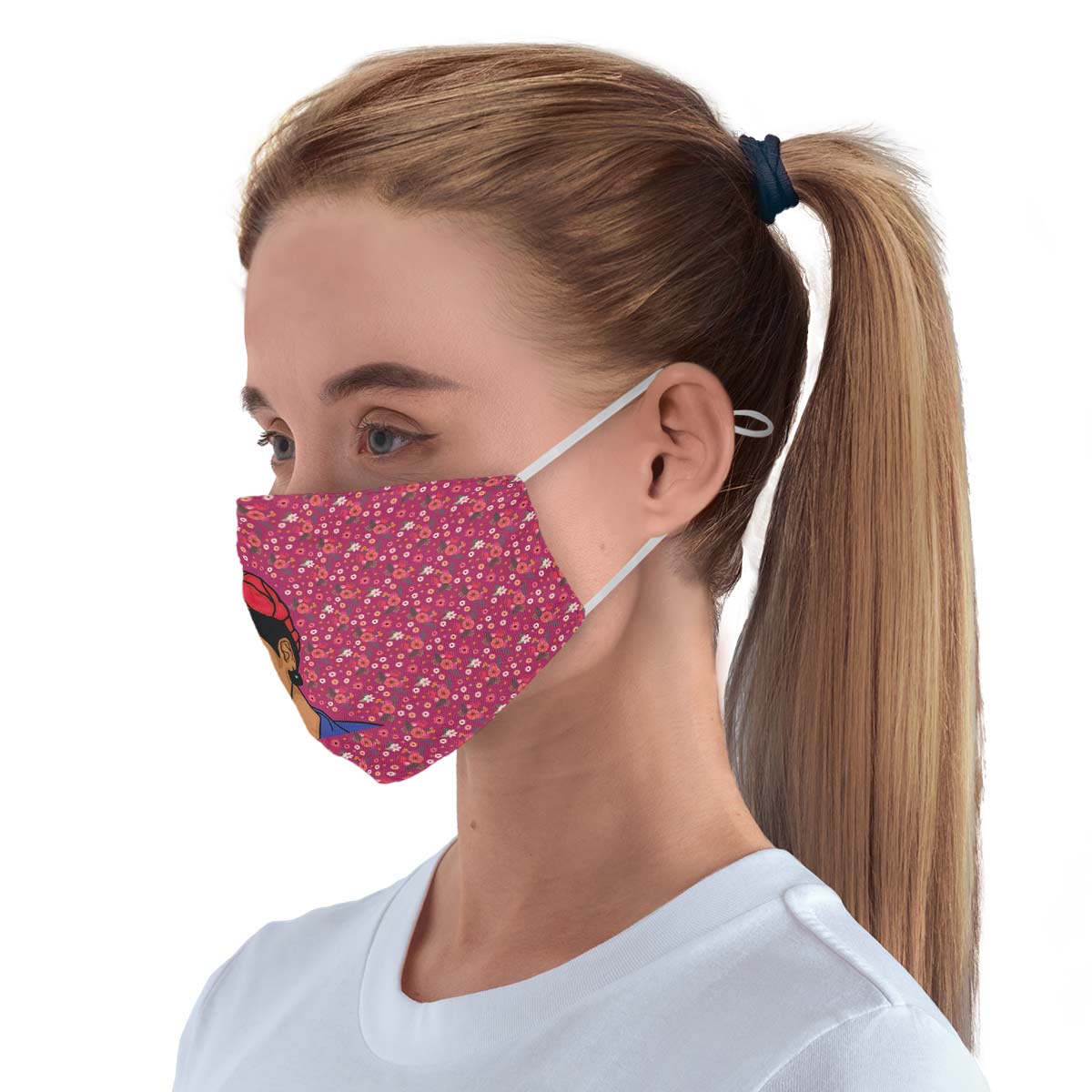 Floral Frida Face Cover