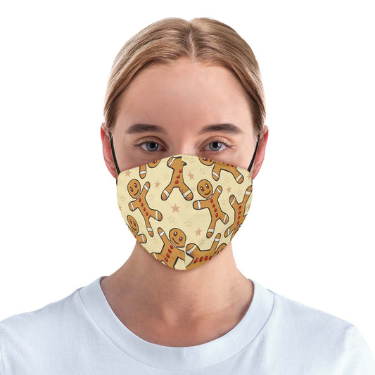 Gingerbread Pattern Face Cover