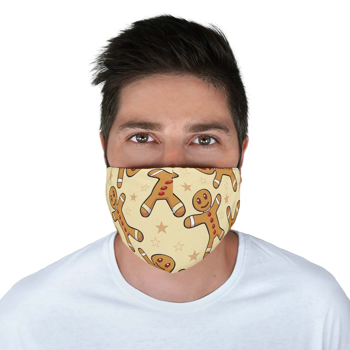 Gingerbread Pattern Face Cover