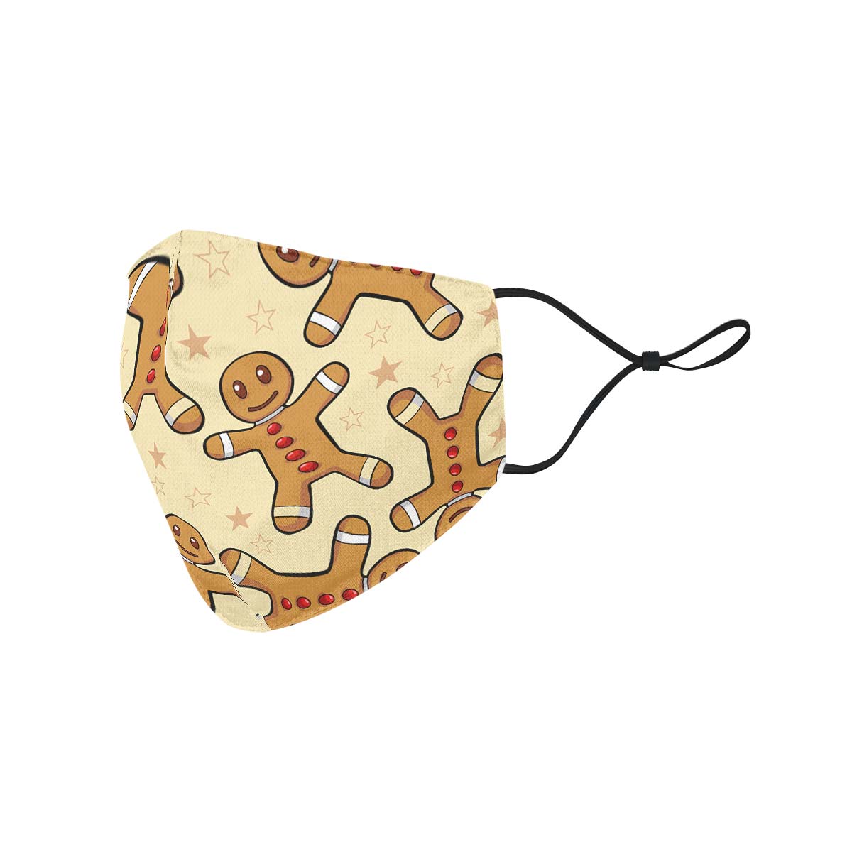 Gingerbread Pattern Face Cover
