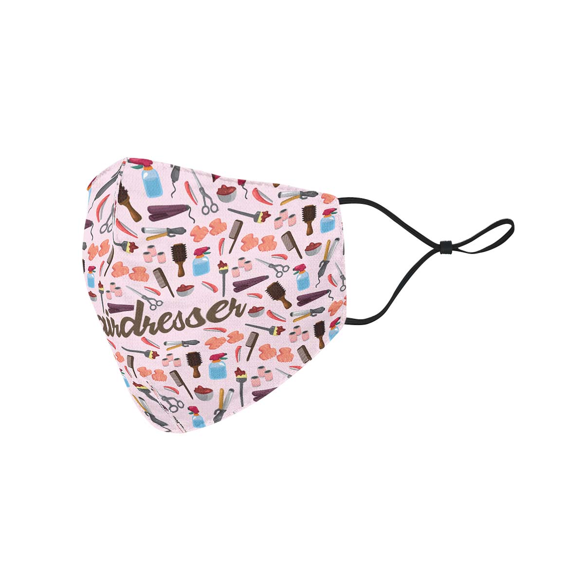 Hairdresser Pattern Face Cover
