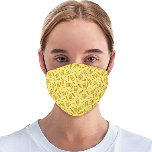 Hamster Pattern Face Cover