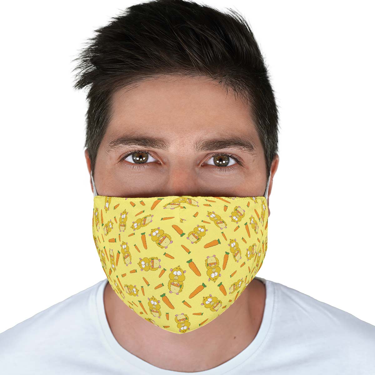 Hamster Pattern Face Cover