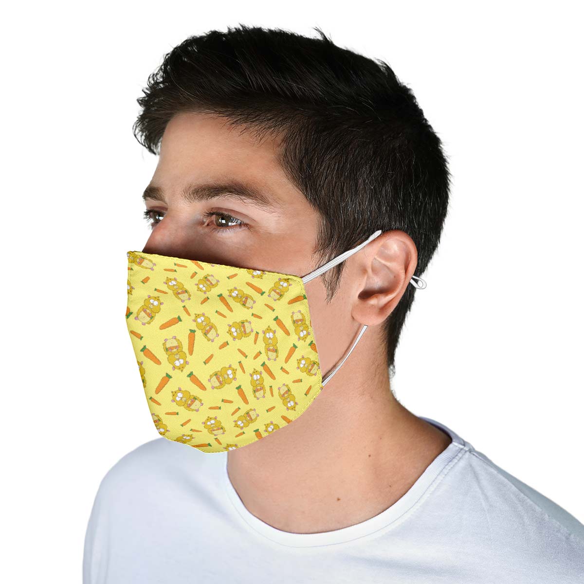 Hamster Pattern Face Cover