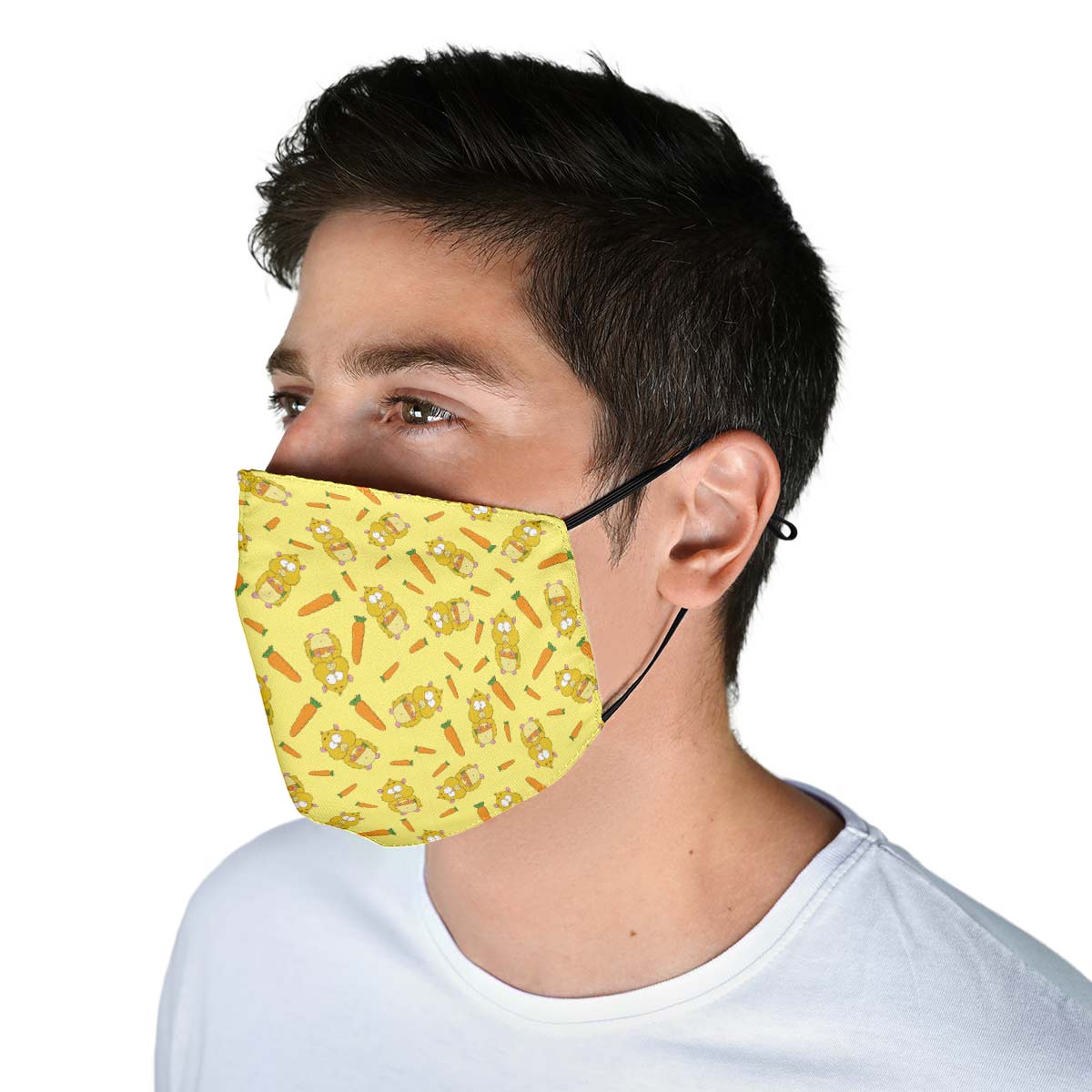 Hamster Pattern Face Cover
