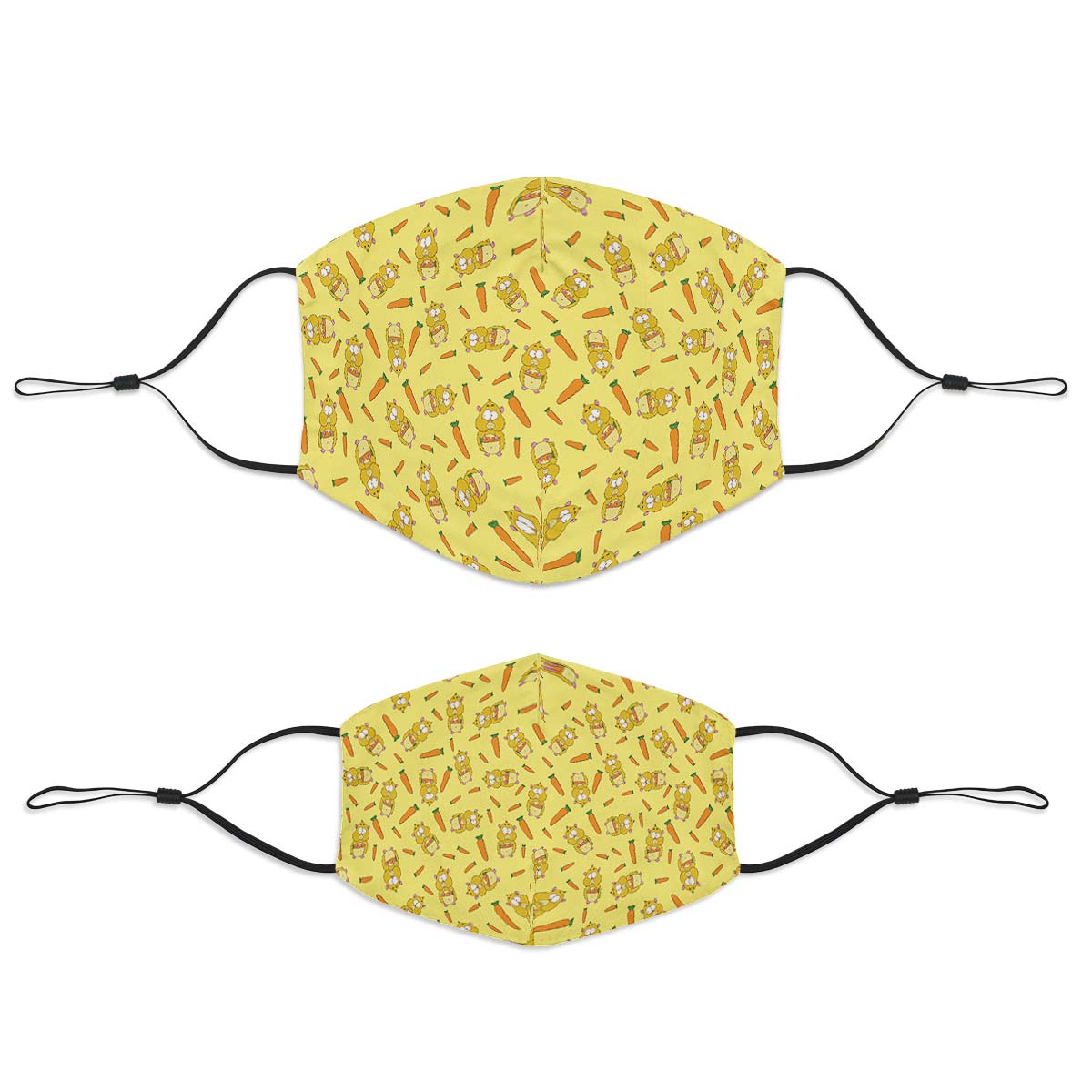Hamster Pattern Face Cover