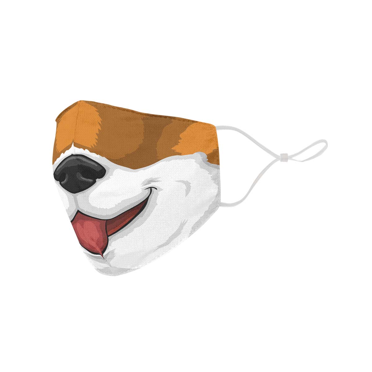 Happy Dog Face Cover
