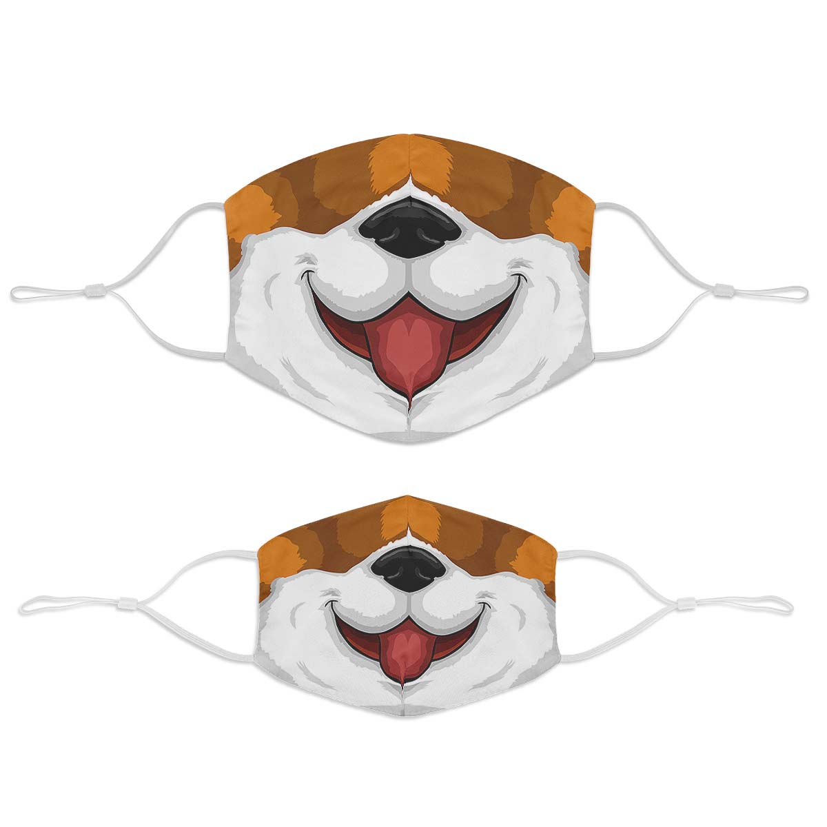 Happy Dog Face Cover