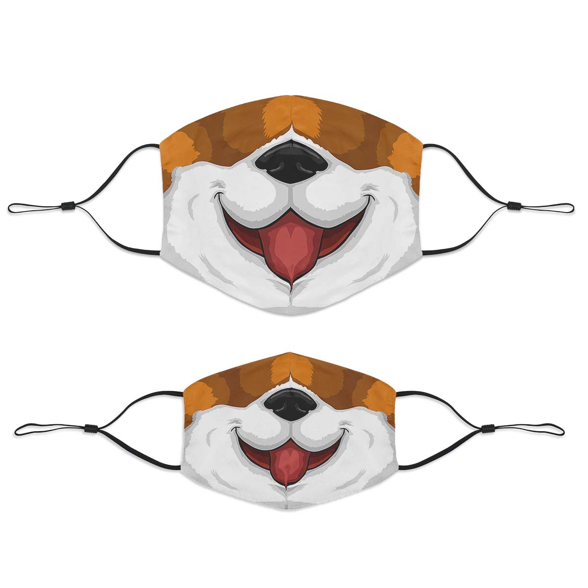 Happy Dog Face Cover