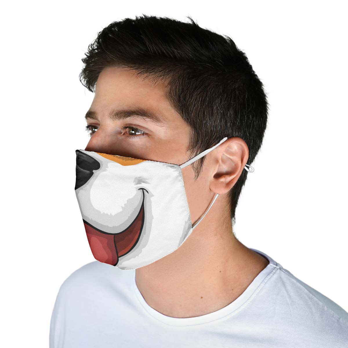 Happy Dog Face Cover