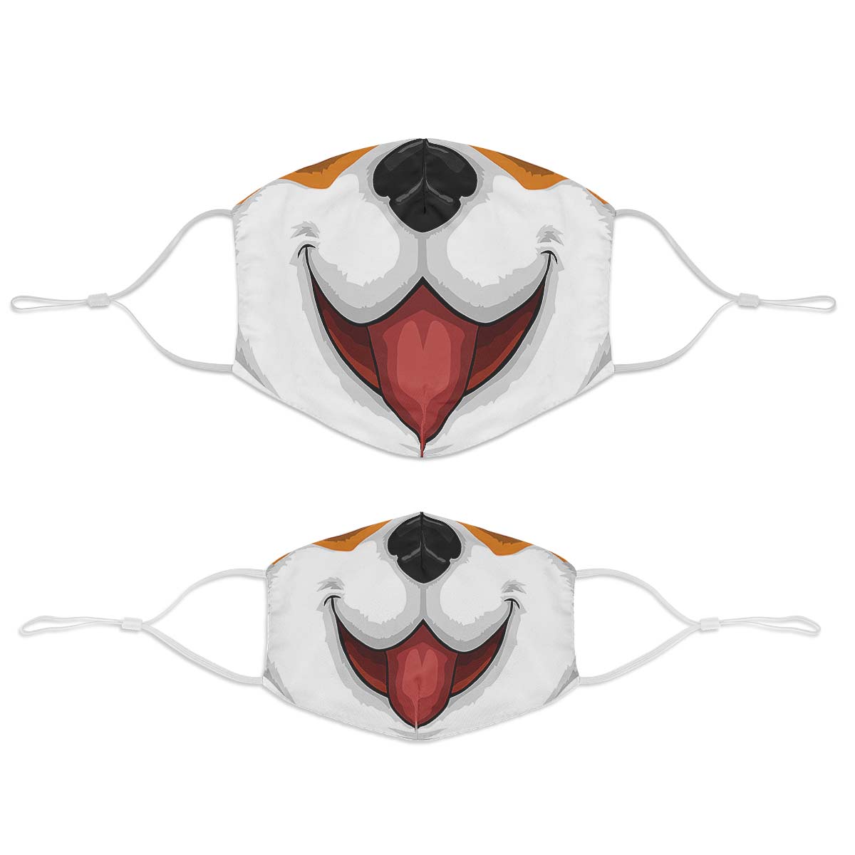 Happy Dog Face Cover