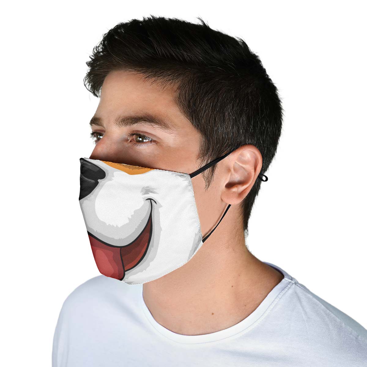 Happy Dog Face Cover